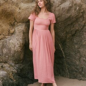 Christy Dawn Scarlet Dress in Santa Fe Pink